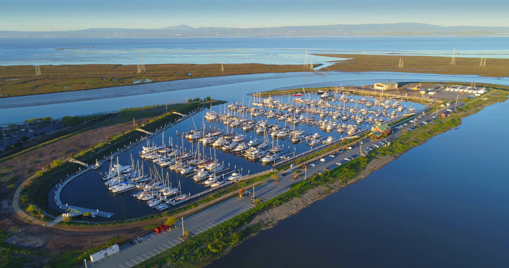 videoblocksaerialdroneviewwestpointharbormarinainredwoodcity